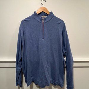 Powder Blue Peter Millar Sweater 1/4 Zip